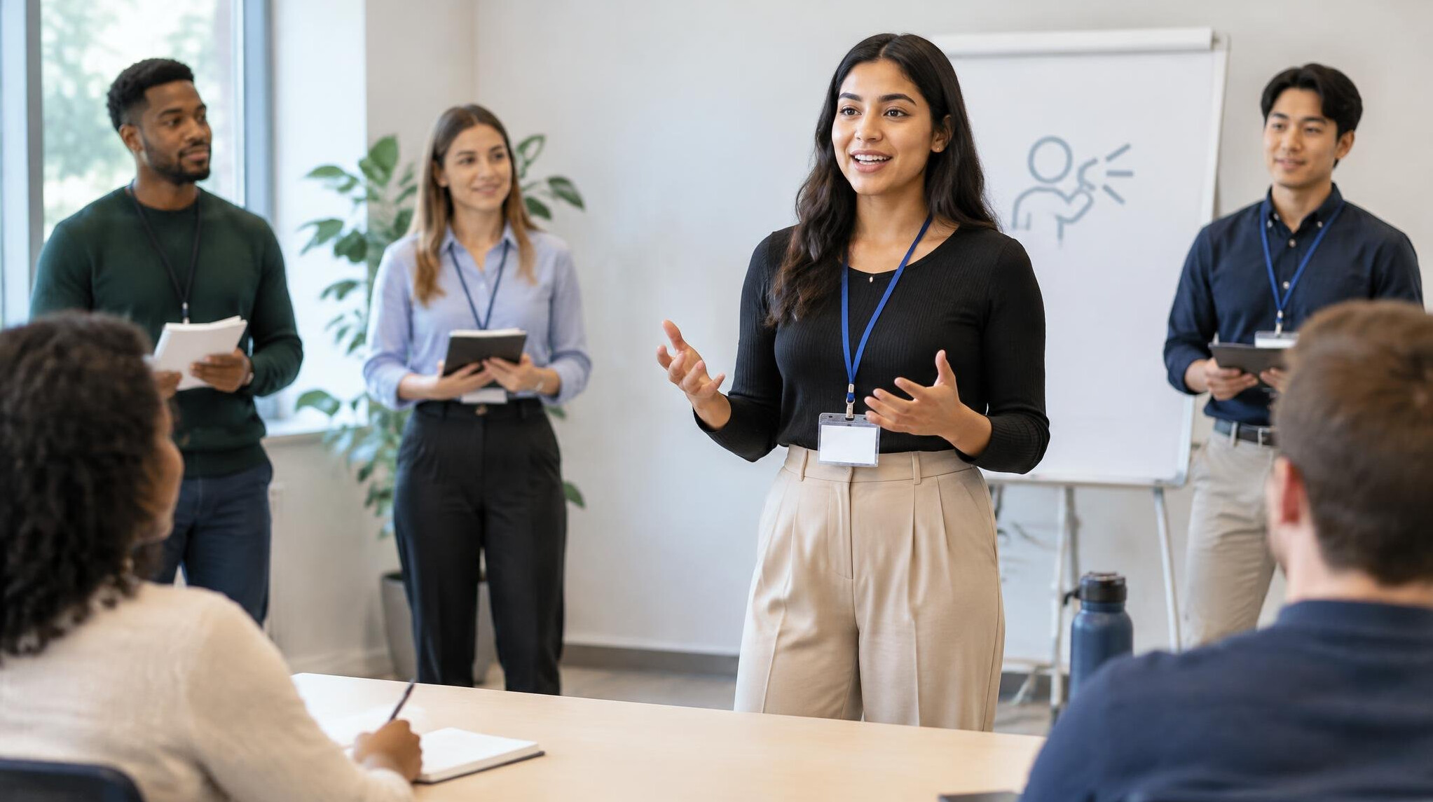 group workshop public speaking